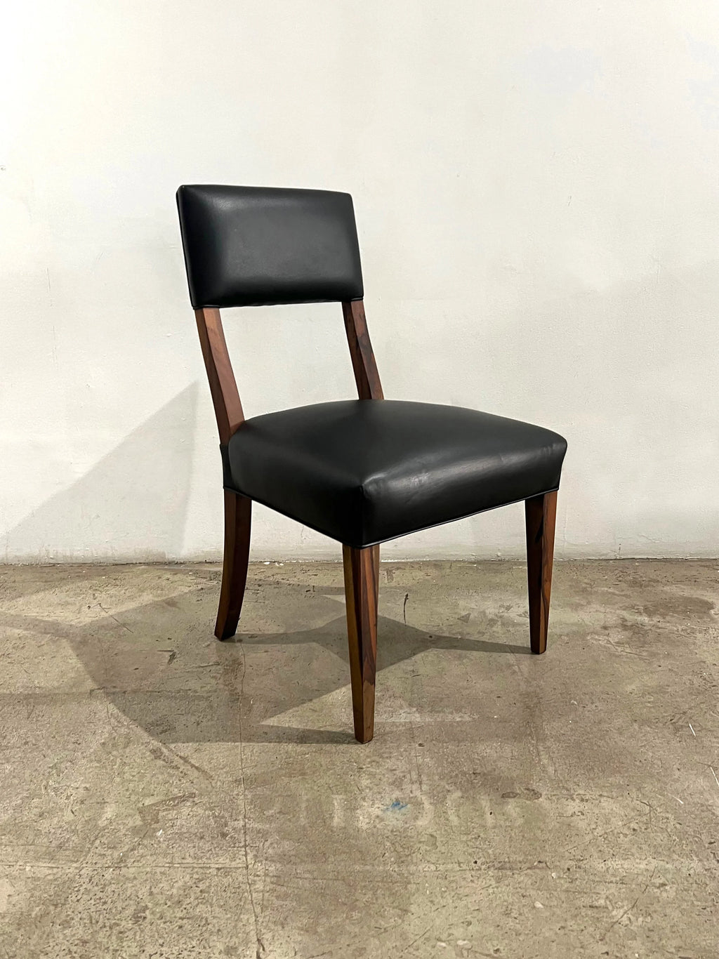 Luca Chair in Black Leather