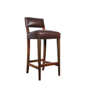 Neto Stool in Chocolate Leather