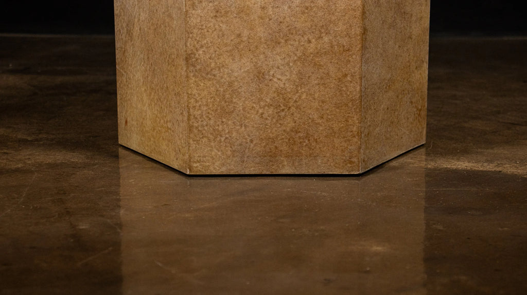 Pergamino Hex Chico Caramel