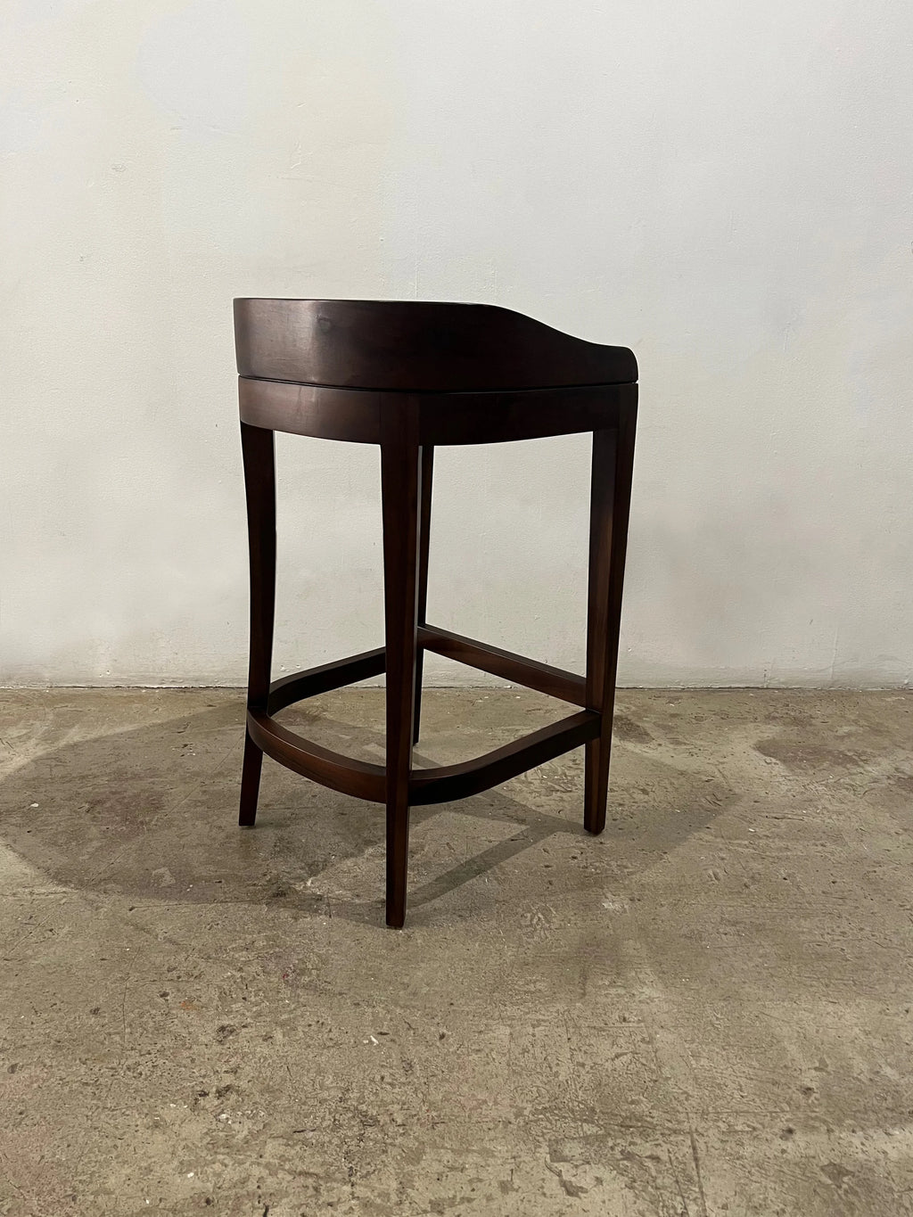 Pia Stool in Black Leather