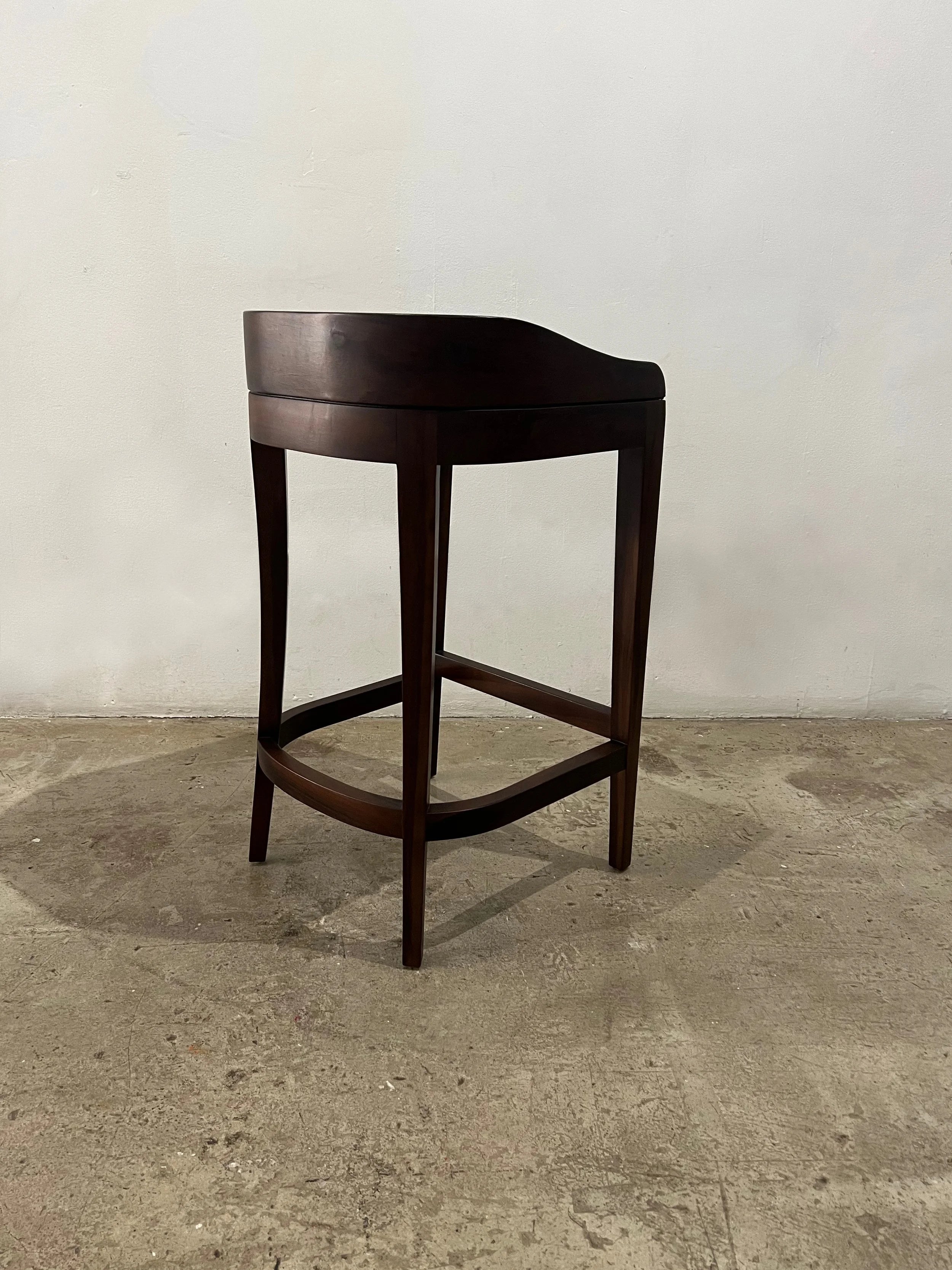 Pia Stool in Black Leather