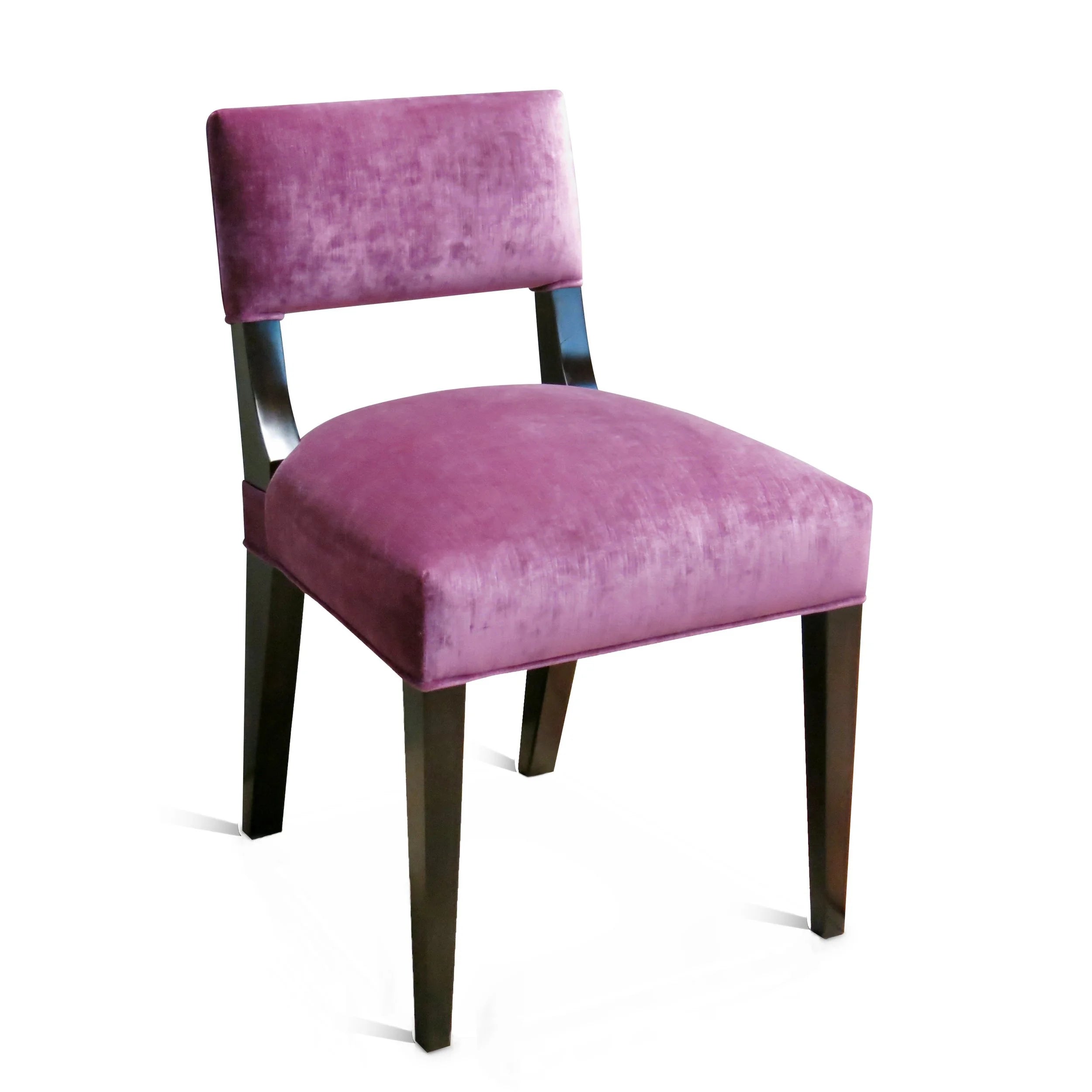 Set of 4 Bruno Chairs in Pink Fabric