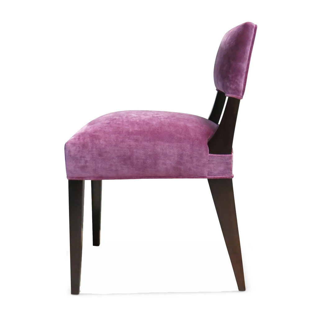 Set of 4 Bruno Chairs in Pink Fabric