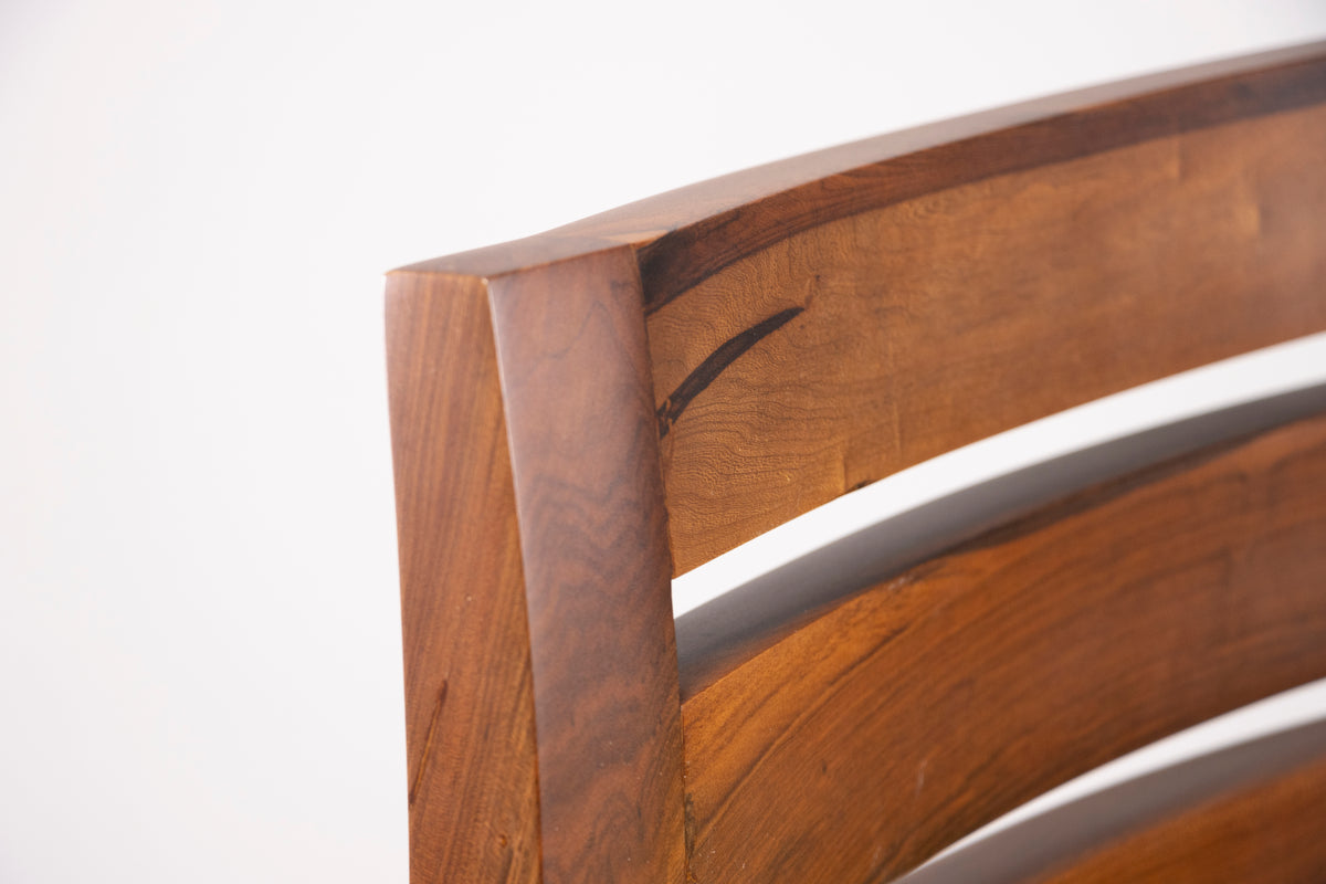 Renzo Bar Stool in Yellow Leather
