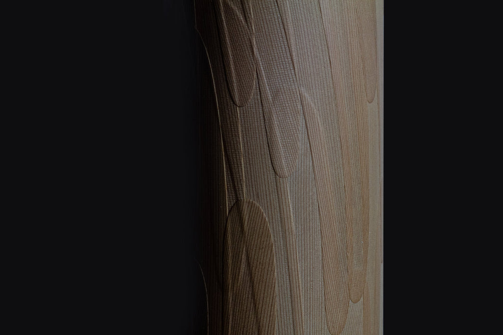 Shavings Column by Theophane Ingold