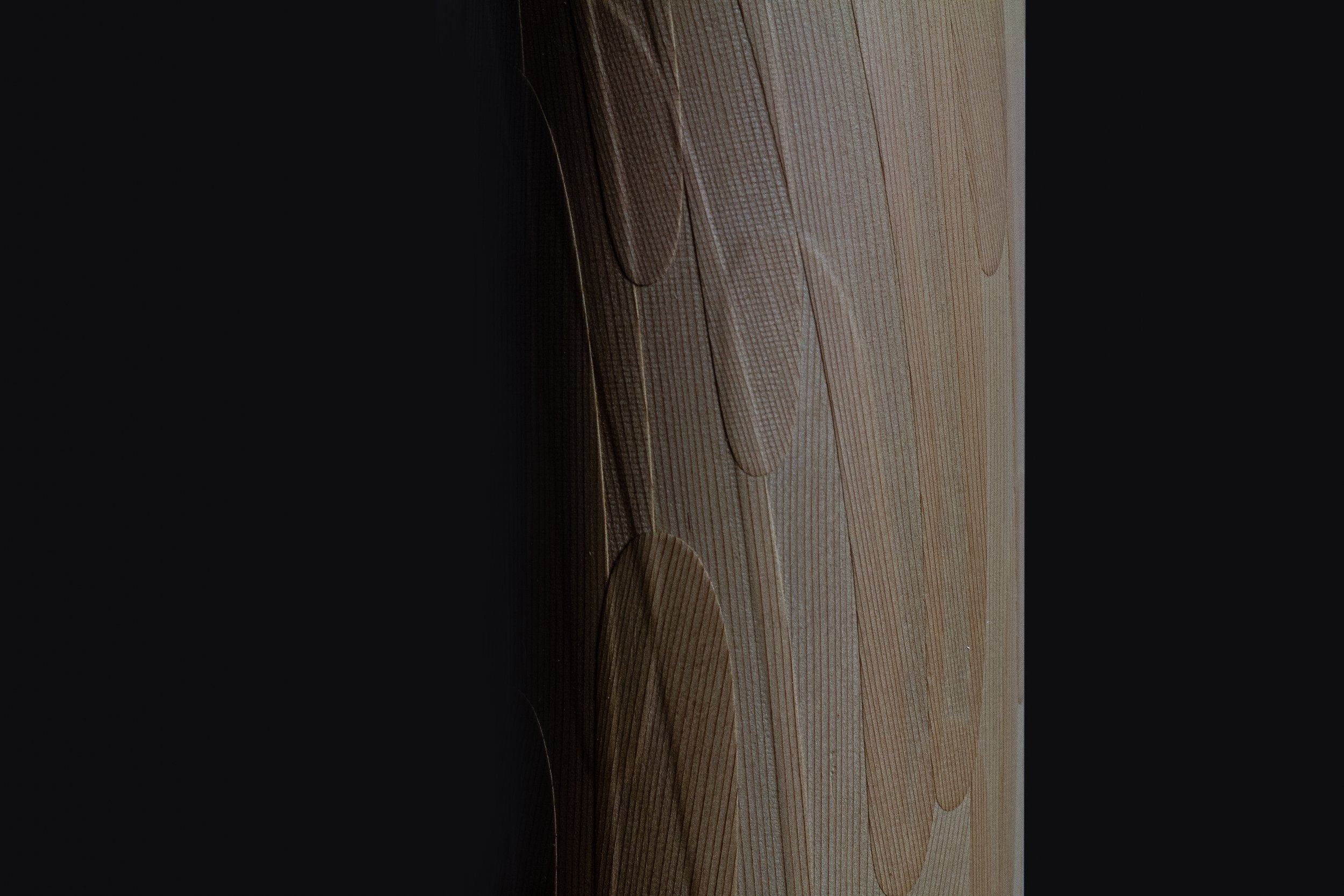 Shavings Column by Theophane Ingold
