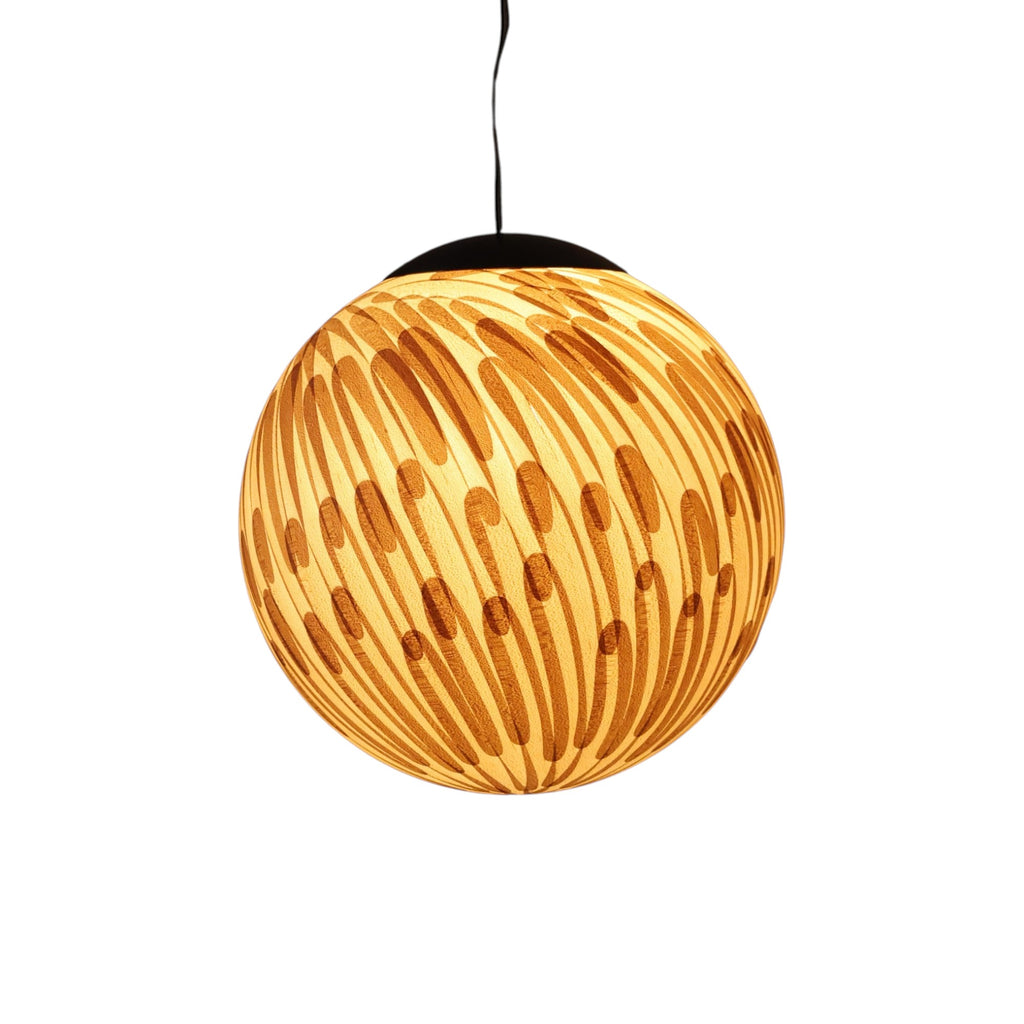 Shavings Sphere by Theophane Ingold