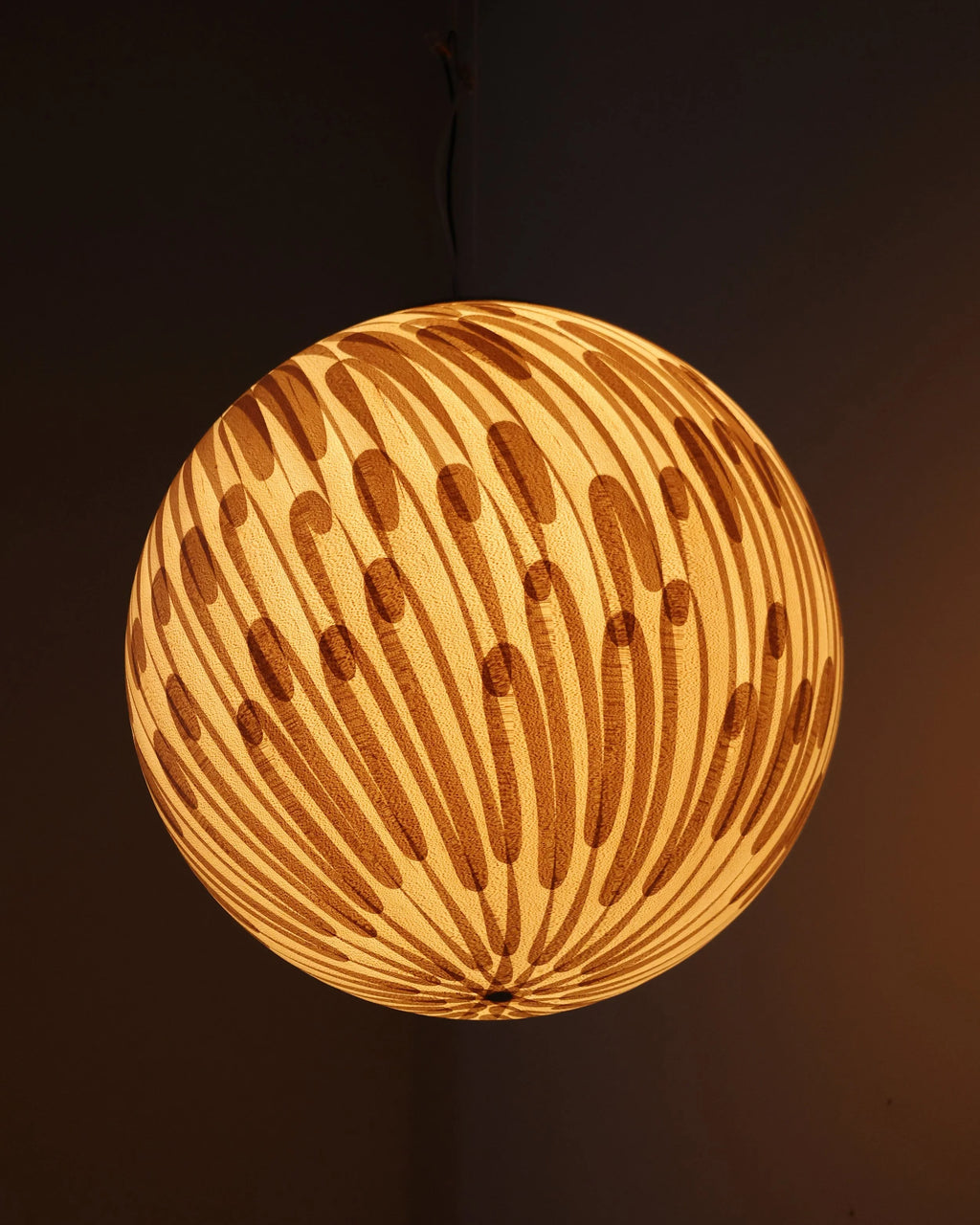 Shavings Sphere by Theophane Ingold
