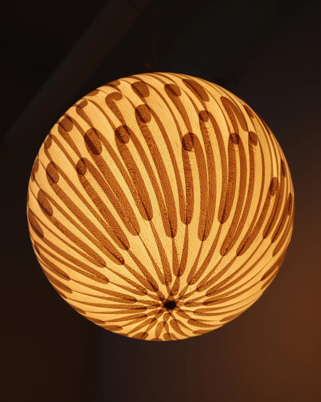 Shavings Sphere by Theophane Ingold