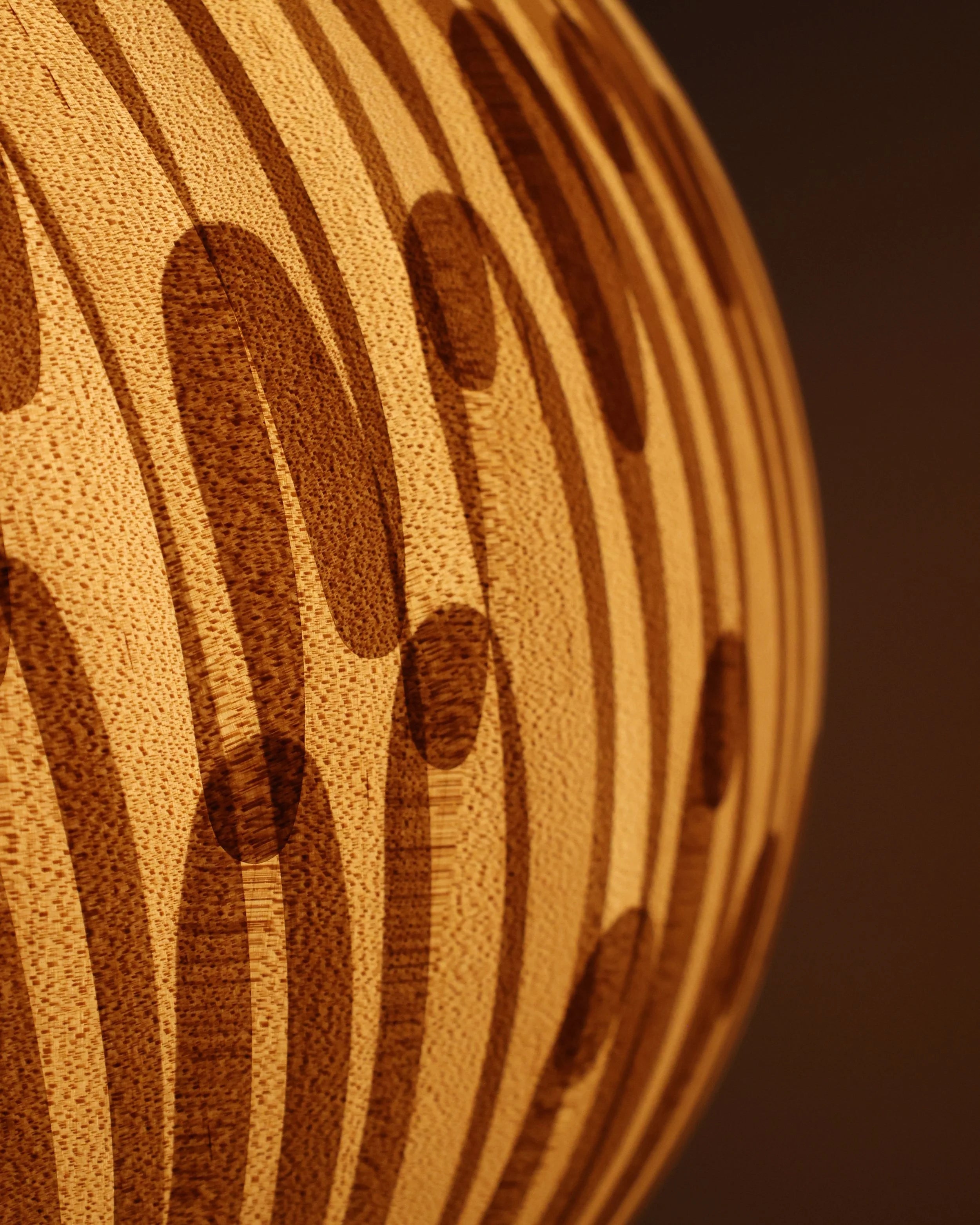 Shavings Sphere by Theophane Ingold
