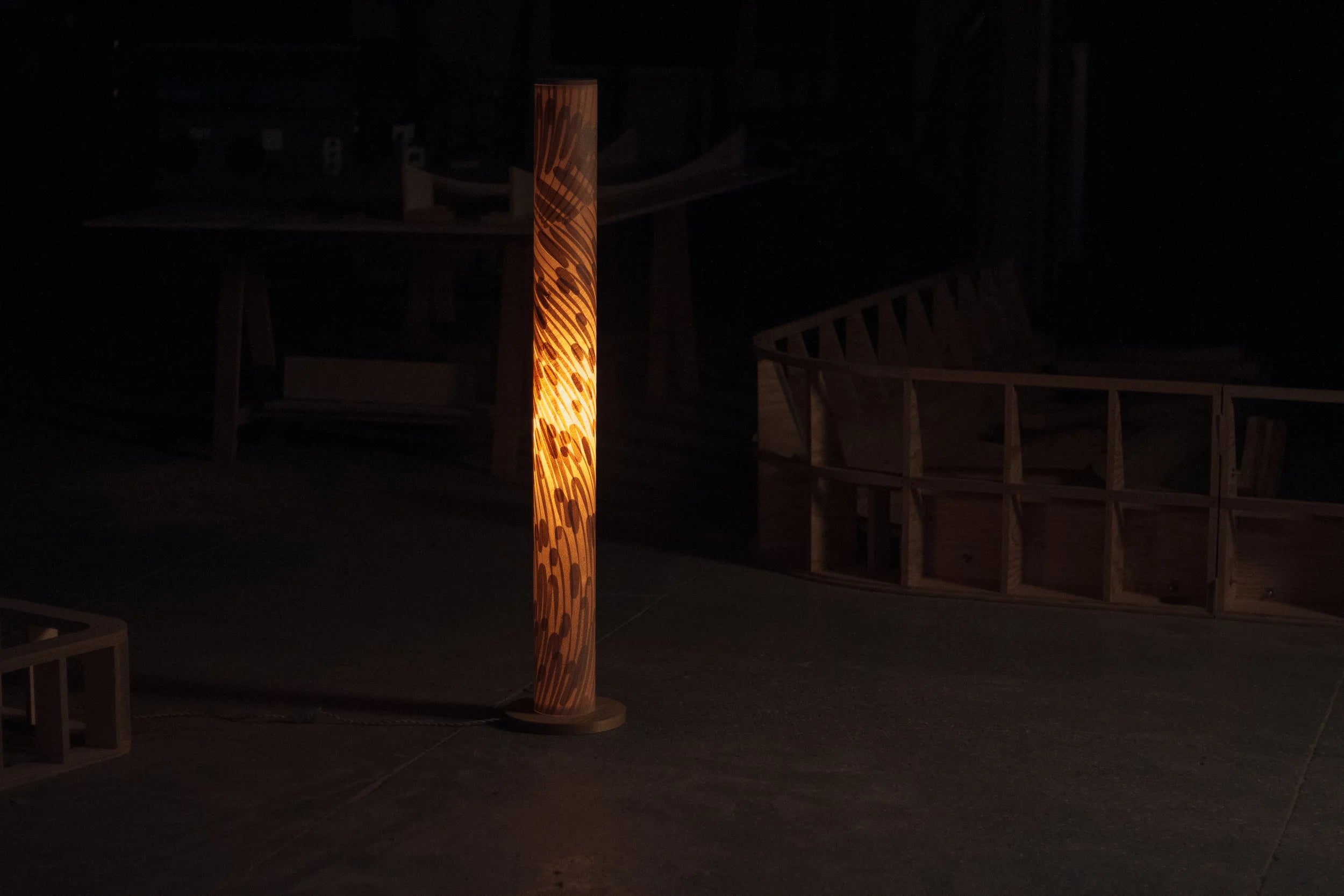 Shavings Totem by Theophane Ingold