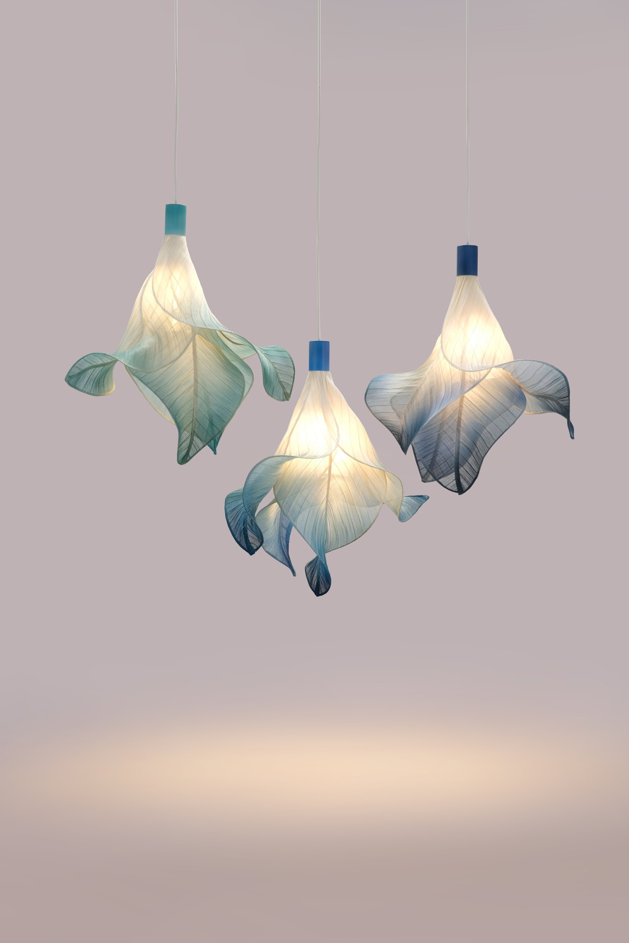 Sirenetta Pendant Light Hand-Painted by Mirei Monticelli
