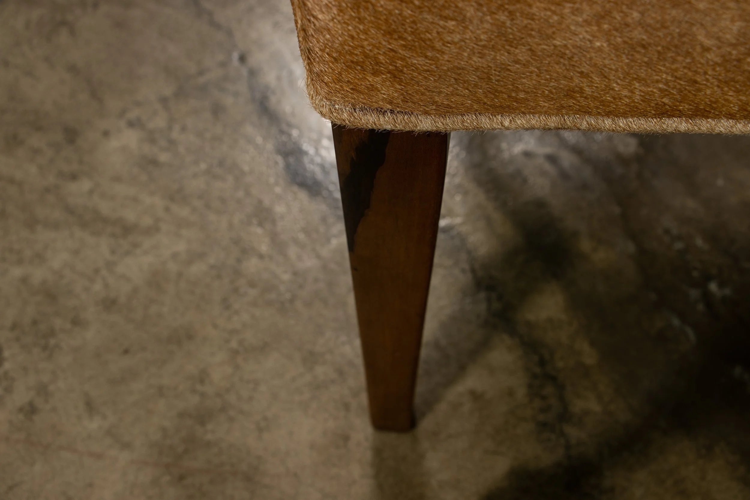 Umberto Chair Hair Hide Leather