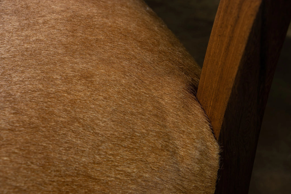 Umberto Chair Hair Hide Leather