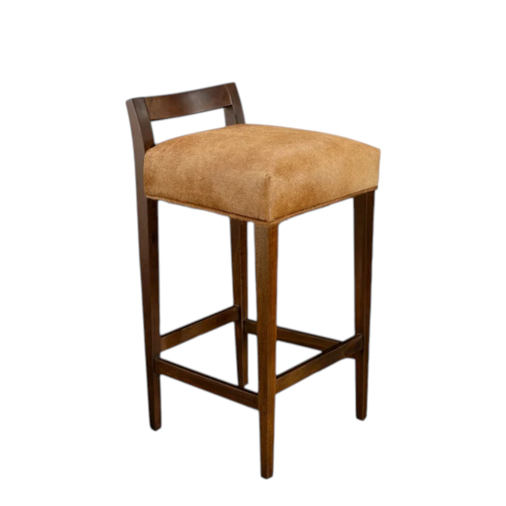 Umberto Stool in Hair Hide Leather