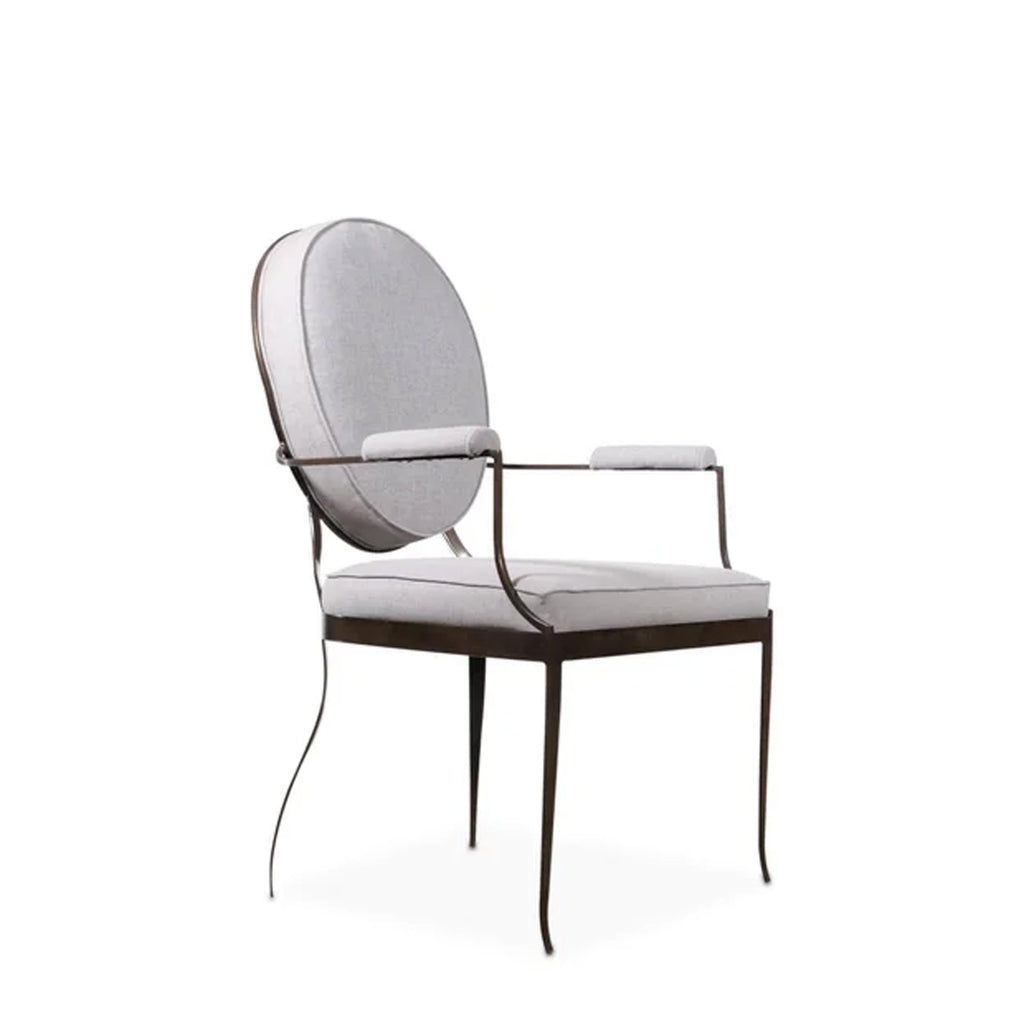 Set of 2 Andre Chairs in Gray Fabric